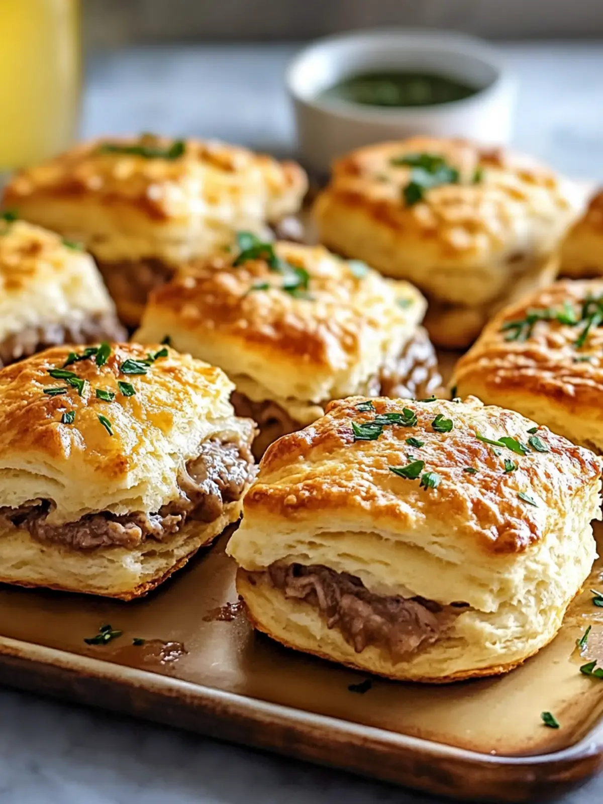 Baked French Dip Biscuits: Comfort Food for Family Nights 2 Baked French Dip Biscuits