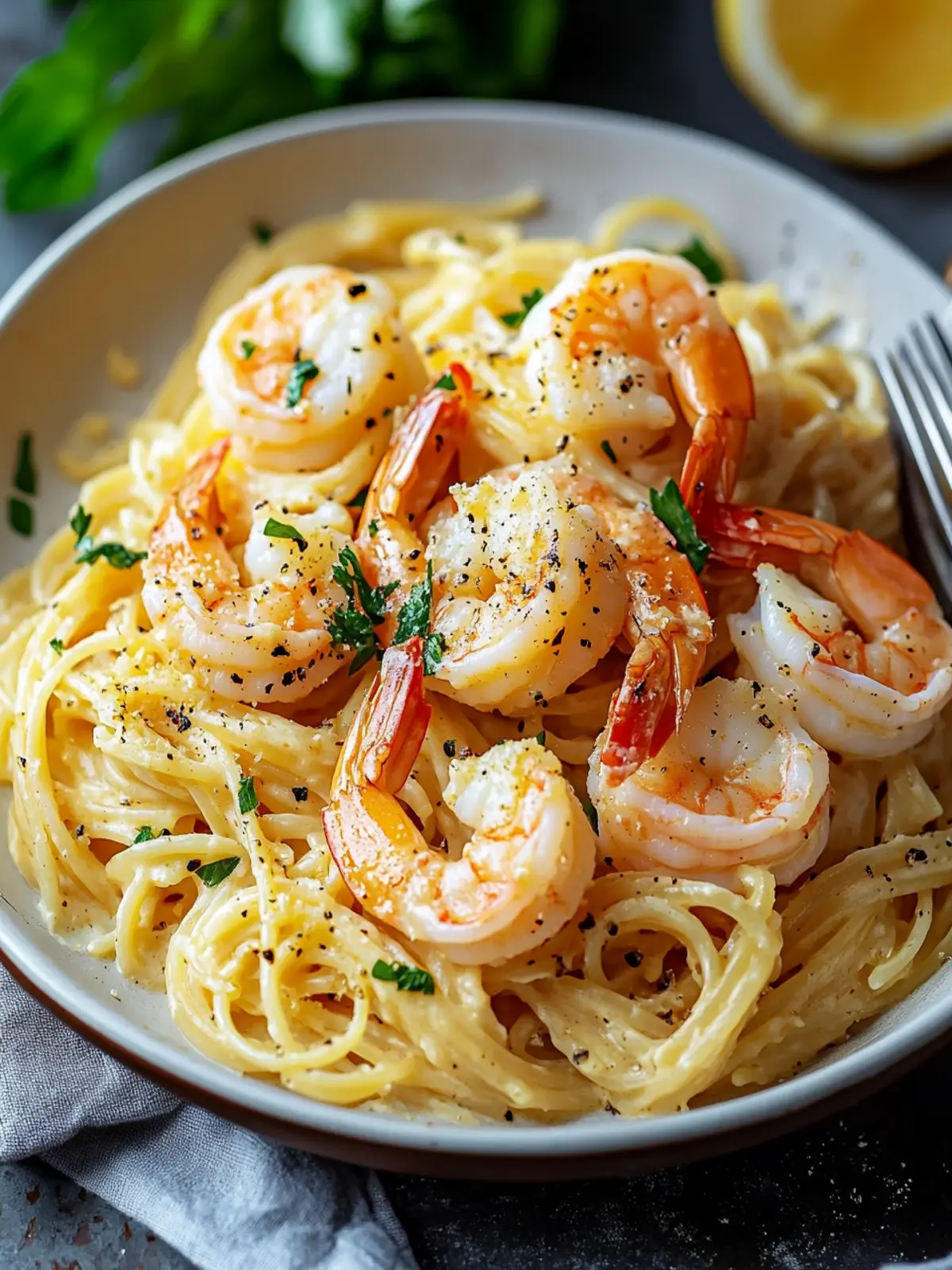 Shrimp Scampi Garlic Cream Pasta That'll Make You Melt 5 Shrimp Scampi Garlic Cream Pasta