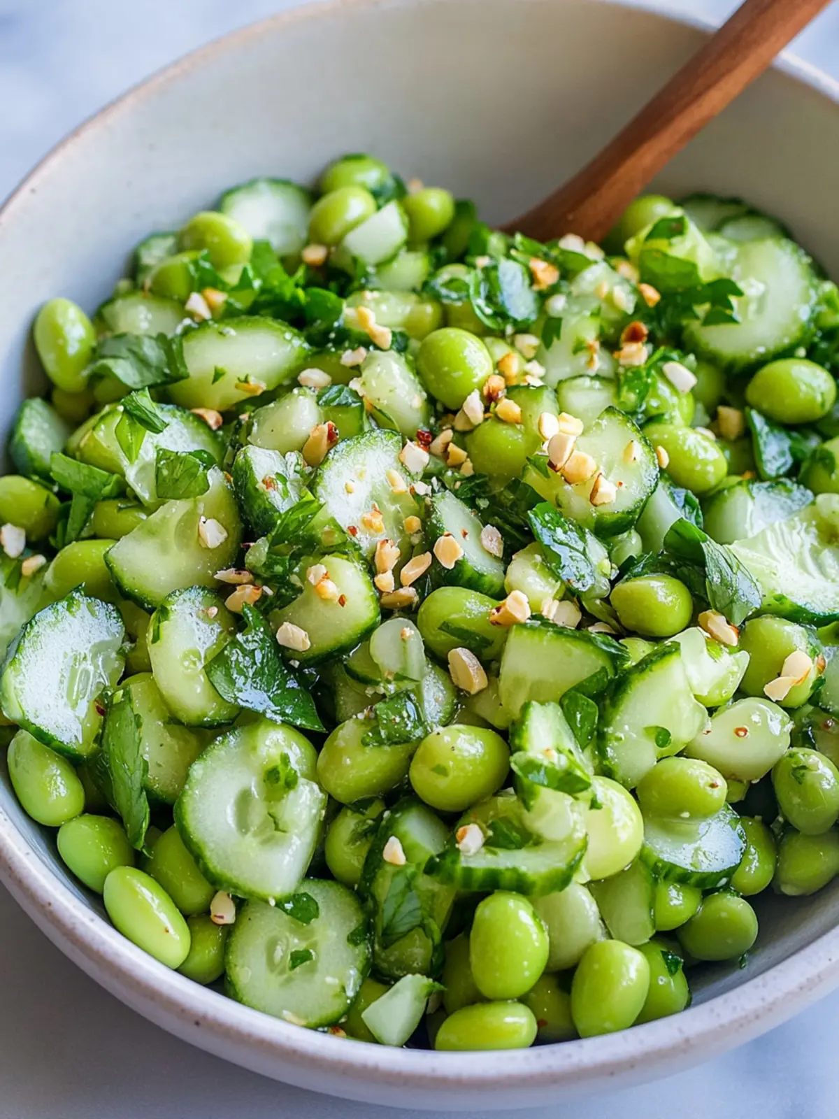 Crisp Cucumber Edamame Salad: Your Summer Refreshment Solution 3 Cucumber Edamame Salad