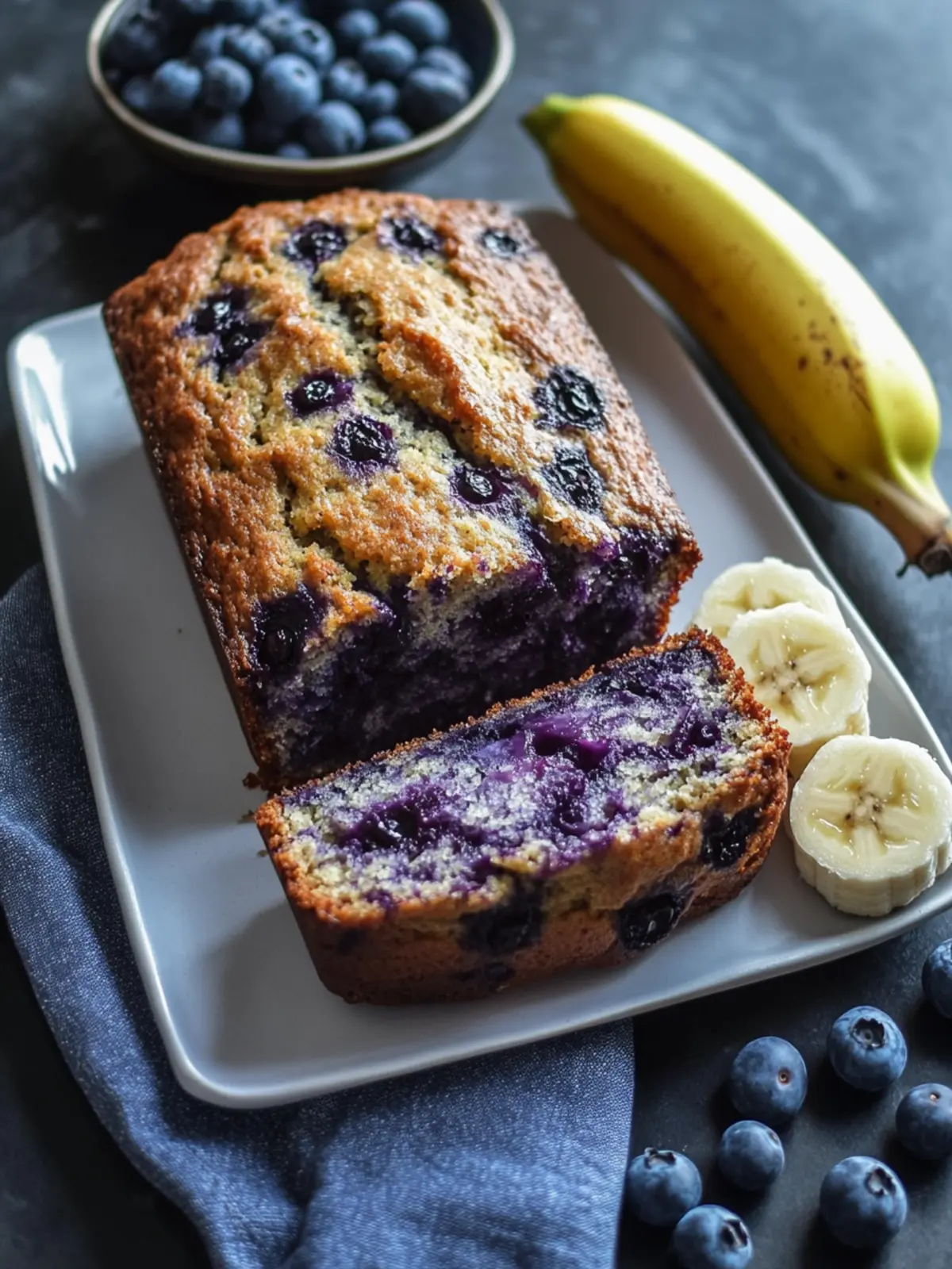 Delicious Blueberry Banana Bread That Everyone Will love 3 Blueberry Banana Bread