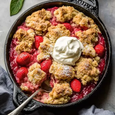 Spring Bliss: Irresistible Strawberry Rhubarb Cobbler Recipe 9 Strawberry Rhubarb Cobbler
