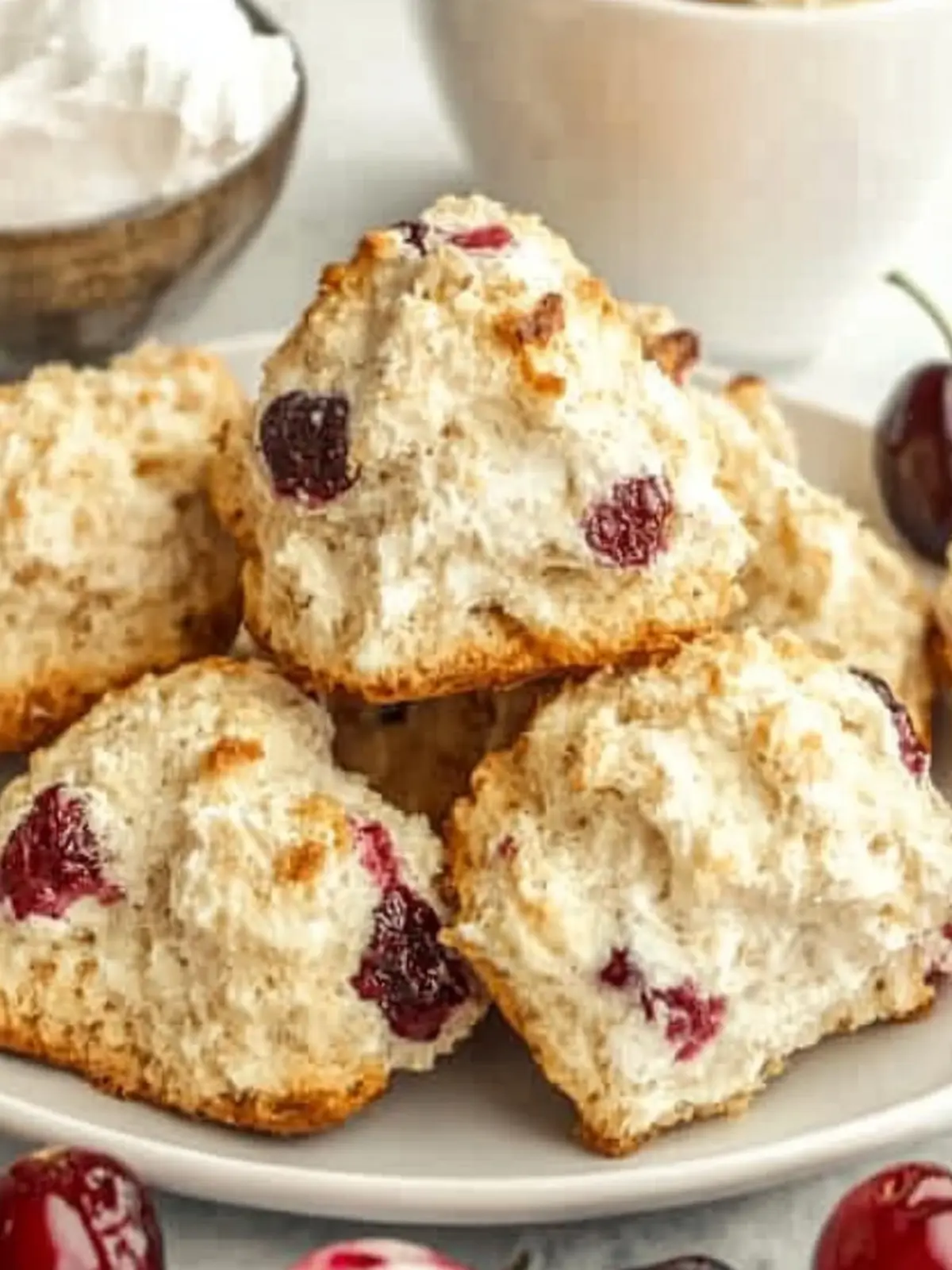 Flaky Cherry Scones that Bring Summer to Your Kitchen 3 Cherry Scones