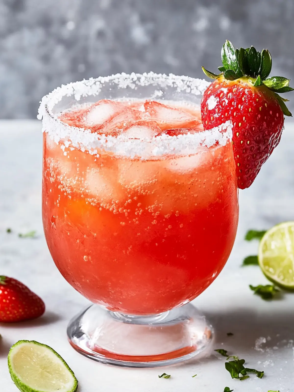 Strawberry Mezcal Margarita: Summer's Must-Try Refreshing Sip 2 Strawberry Mezcal Margarita