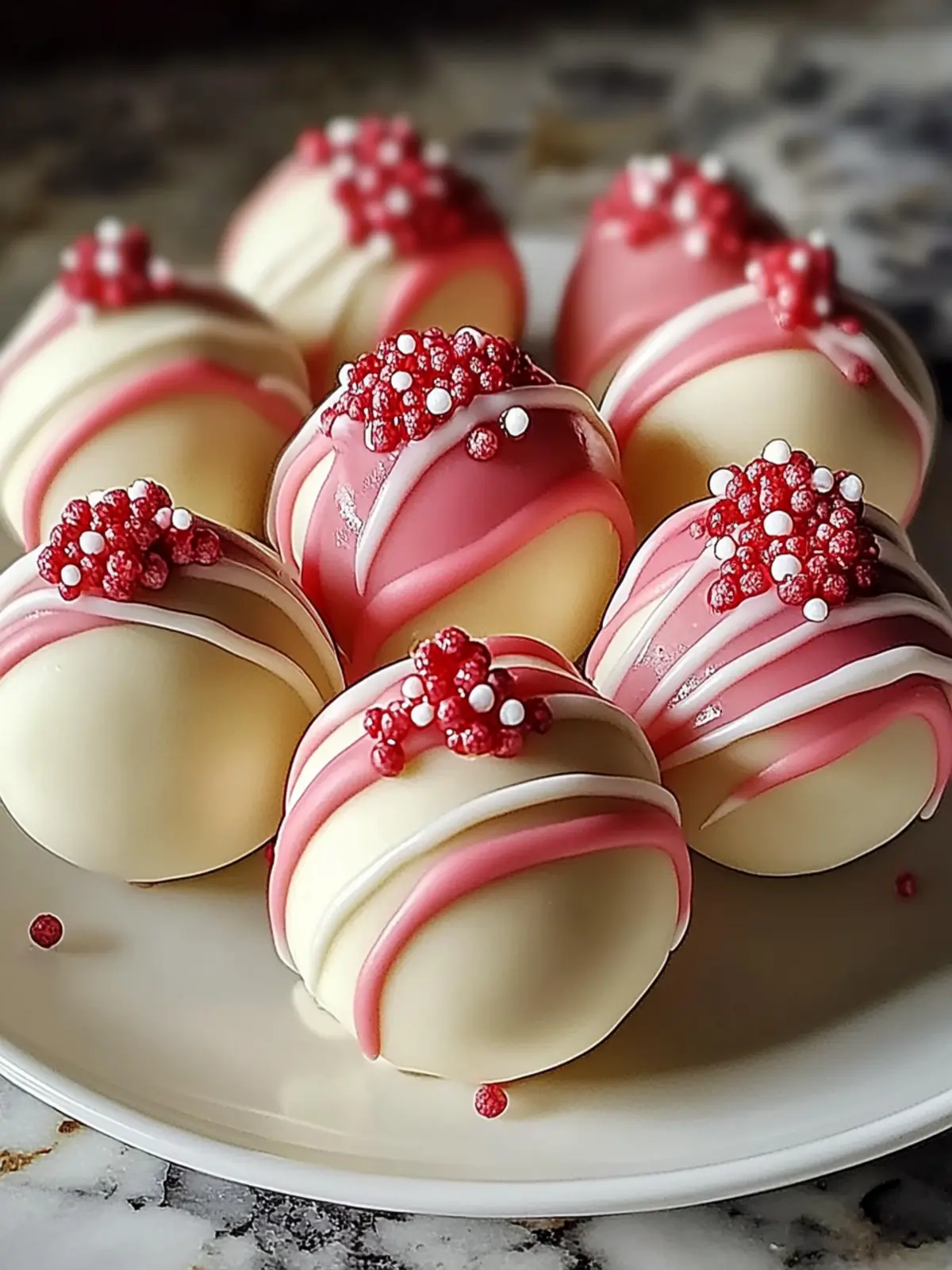 Delicious No-Bake Strawberry Cheesecake Truffle Balls Recipe 2 Strawberry Cheesecake Truffle Balls