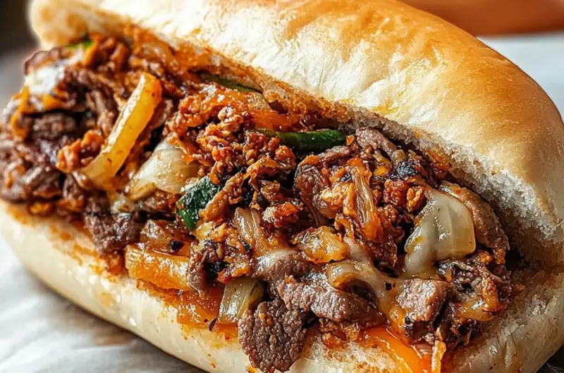 Kimchi Bulgogi Cheesesteak