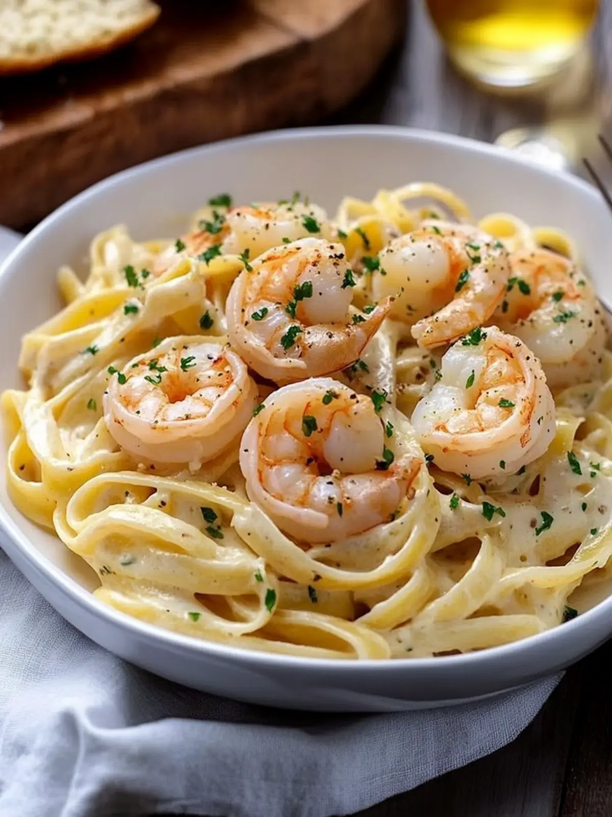 Savory Fettuccine Alfredo With Shrimp You'll Crave Daily 3 Fettuccine Alfredo With Shrimp