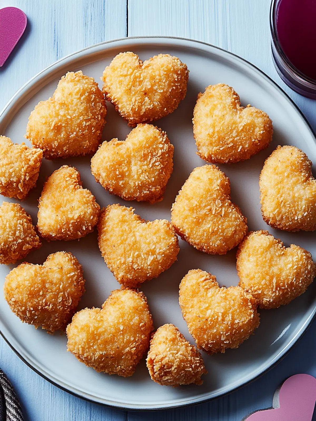 Heart-Shaped Chicken Nuggets: Fun Bites for Any Occasion 4 Heart-Shaped Chicken Nuggets