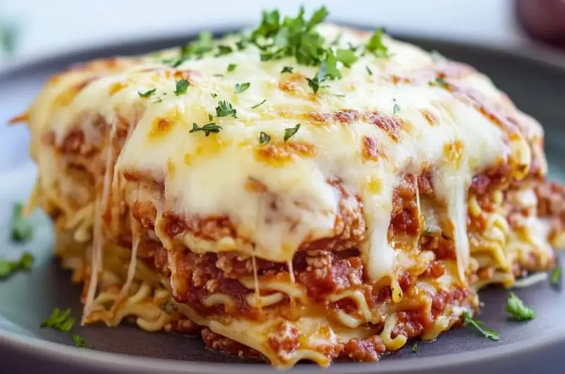 TikTok Ramen Lasagna