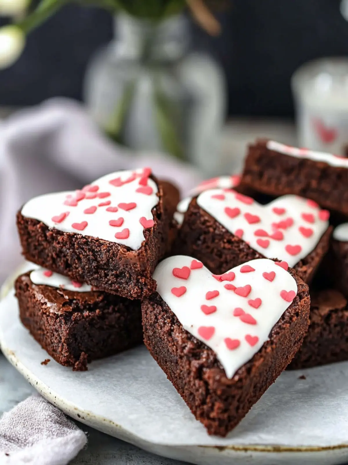 Heart-Shaped Brownies: Indulge in Sweet Love This Valentine's 5 Heart Shaped Brownies