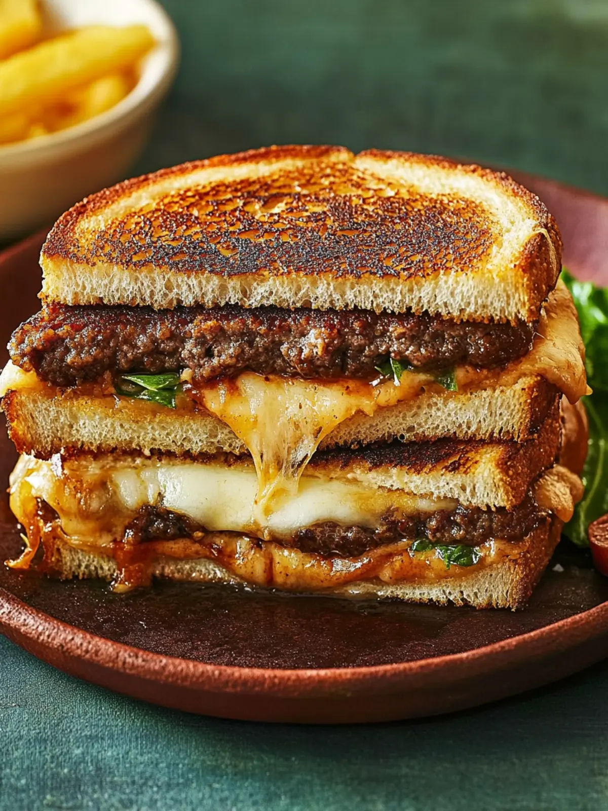 Sizzling Cast-Iron Patty Melts for Ultimate Comfort Food Bliss 2 Cast-Iron Patty Melts
