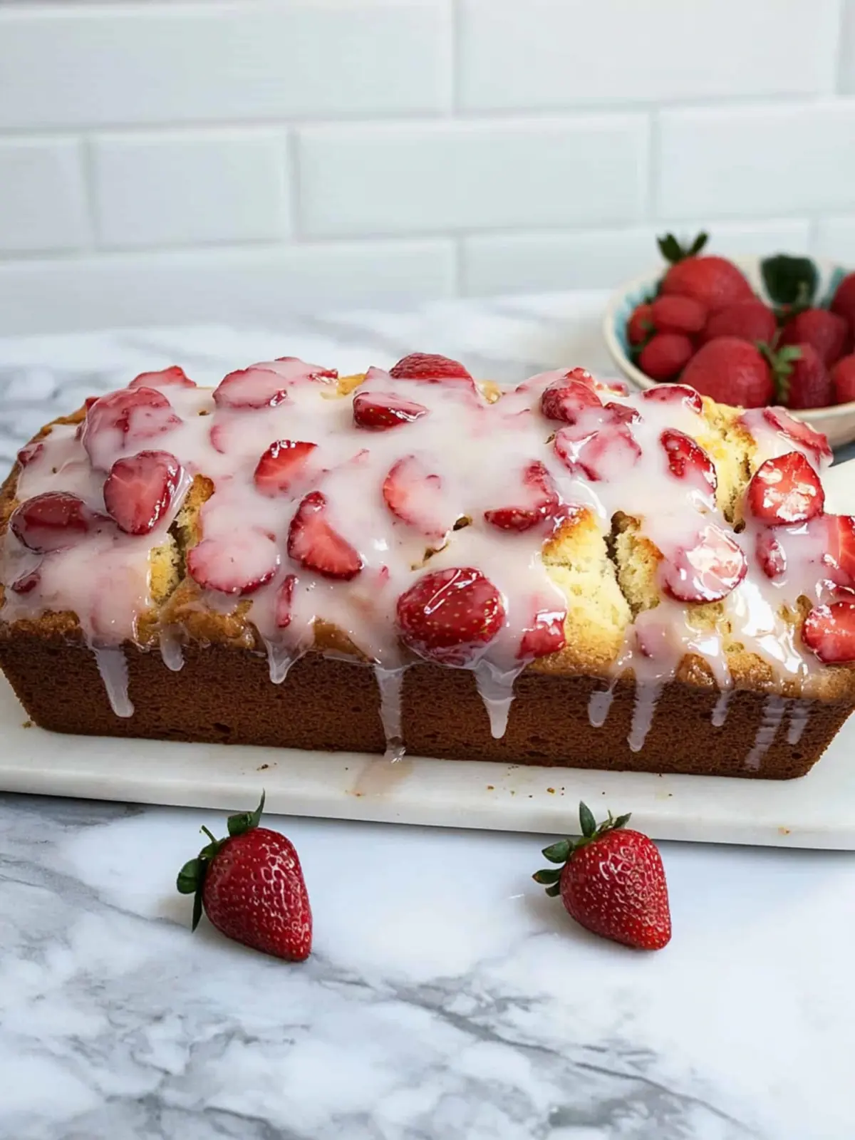Delicious Glazed Strawberry Bread That’s Easy to Make Today 4 Glazed Strawberry Bread