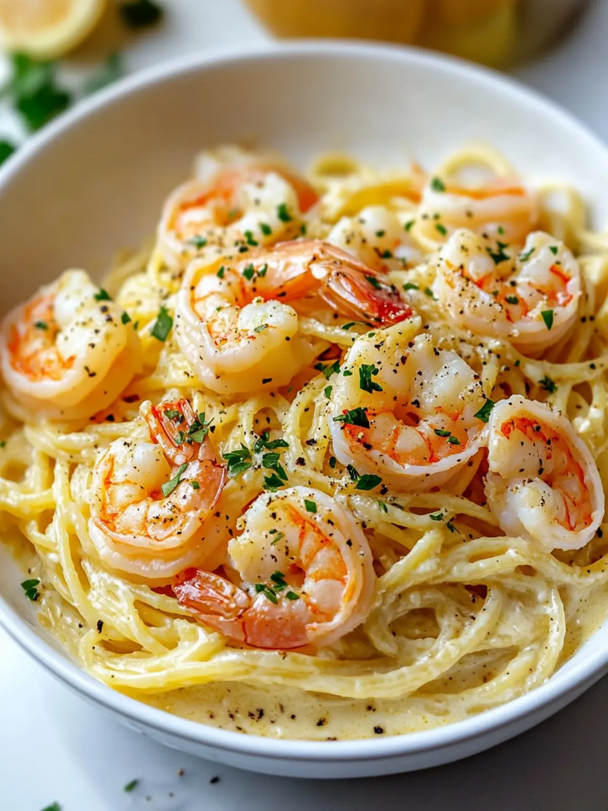 Shrimp Scampi Garlic Cream Pasta That'll Make You Melt 4 Shrimp Scampi Garlic Cream Pasta