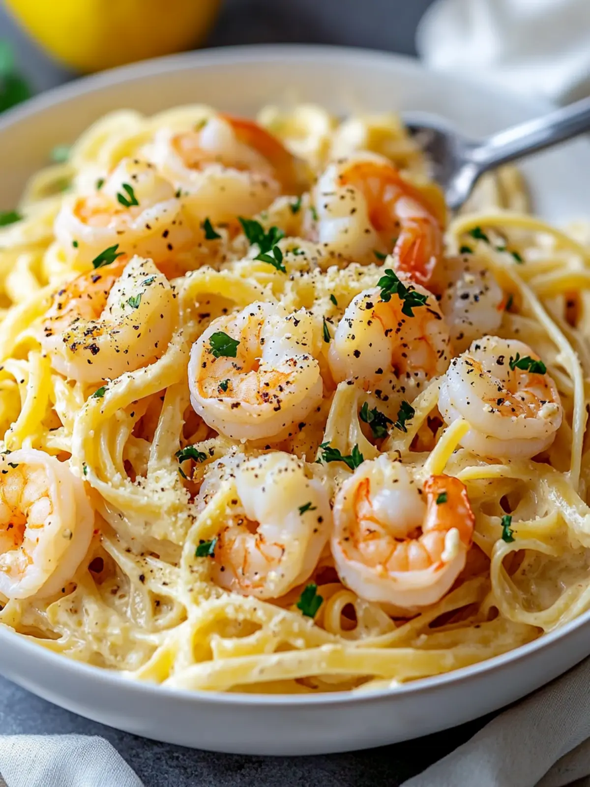 Shrimp Scampi Garlic Cream Pasta That'll Make You Melt 2 Shrimp Scampi Garlic Cream Pasta