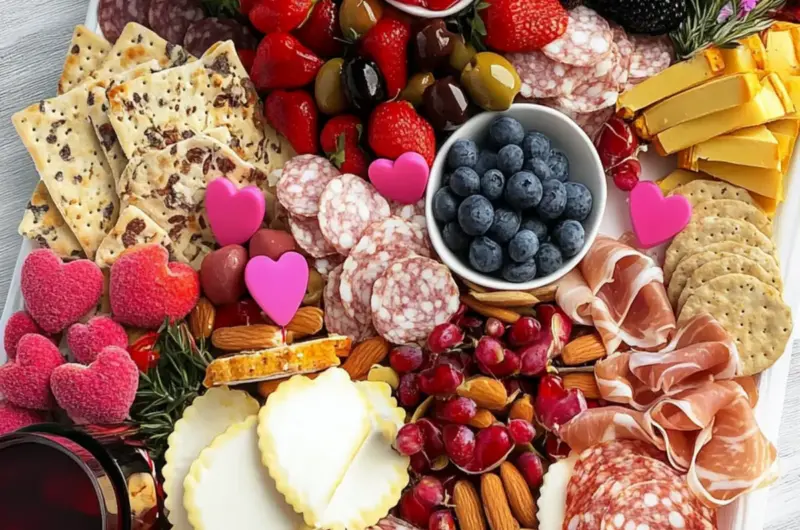 Valentine’s Day Charcuterie Board