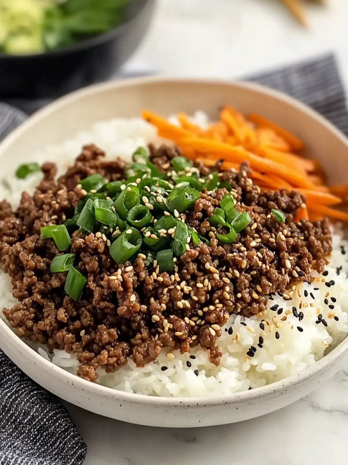 Savory Korean Ground Beef Bowl: Quick & Bold Flavor Fix 2 Korean Ground Beef Bowl