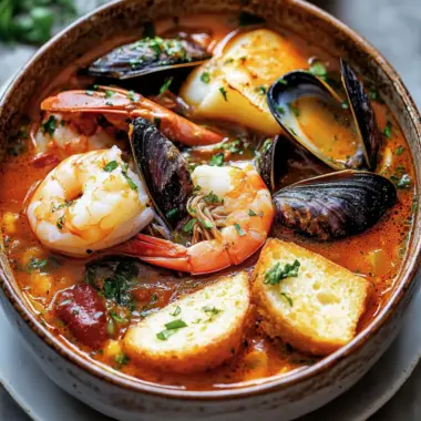 Savory Bouillabaisse Seafood Stew: A Mediterranean Delight 9 Bouillabaisse (Seafood Stew)