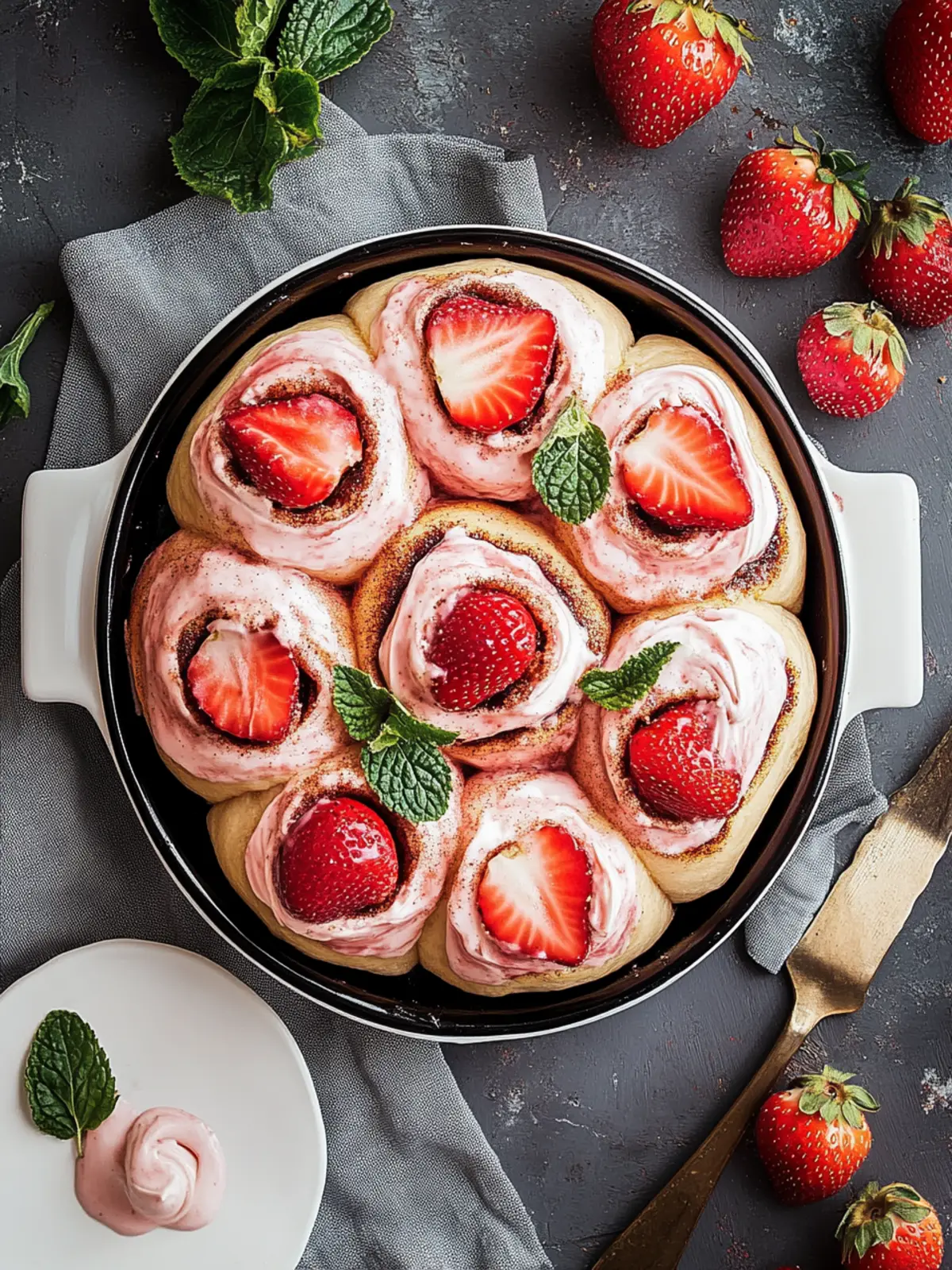Heavenly Strawberry Cinnamon Rolls You’ll Crave Daily 4 Strawberry Cinnamon Rolls