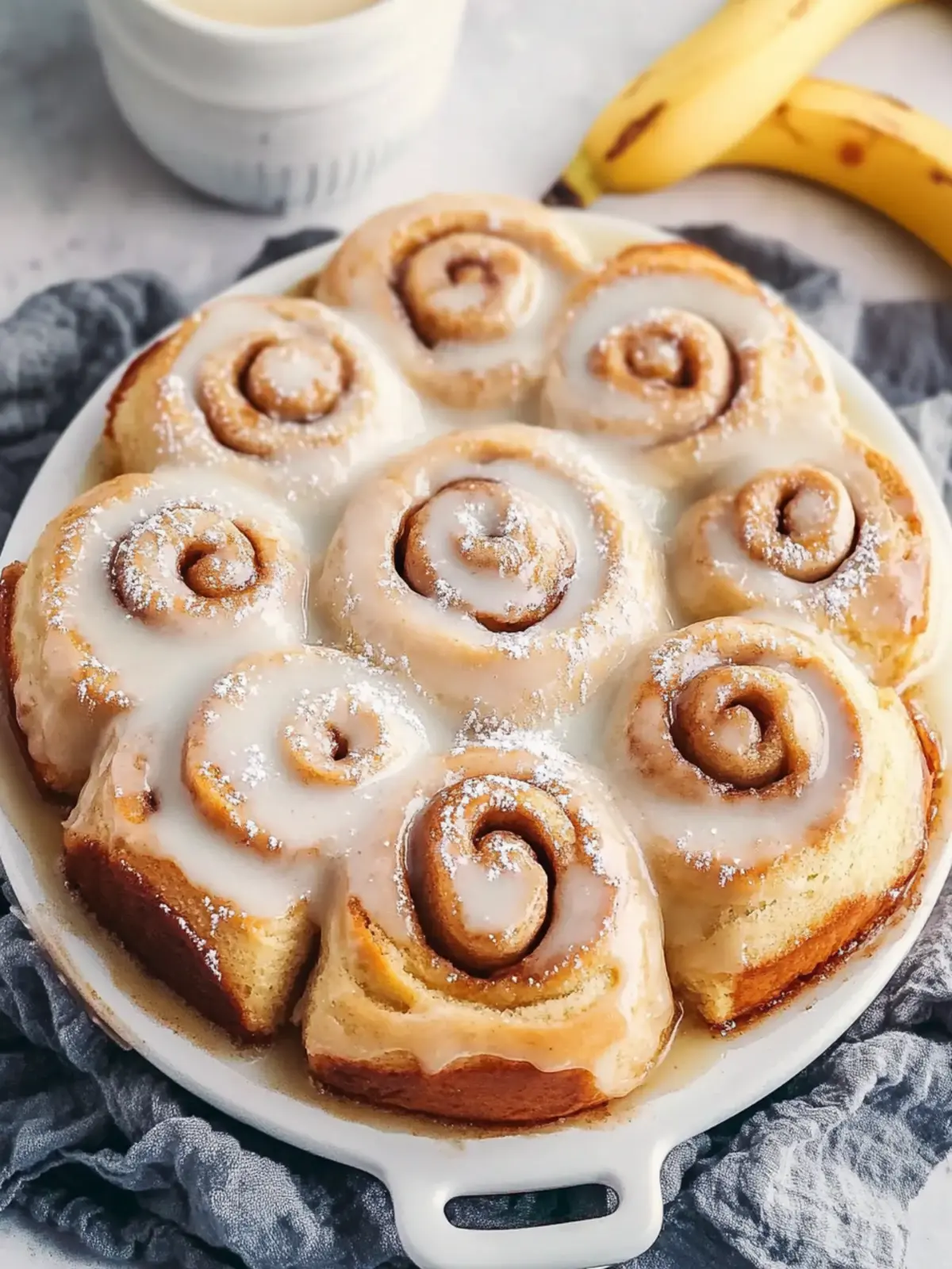 Eggless Banana Bread Cinnamon Rolls: Your New Favorite Treat 3 Banana Bread Cinnamon Rolls