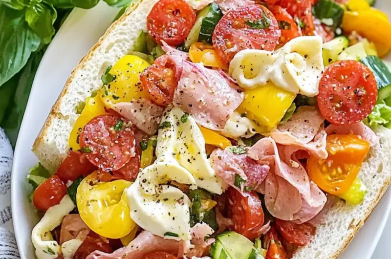 Italian Sub Salad Two Ways