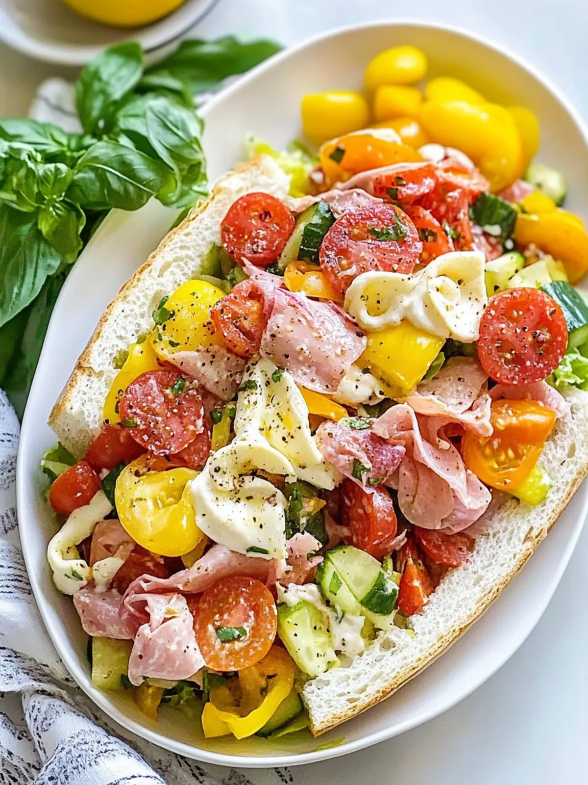 Italian Sub Salad Two Ways: Fresh Flavors to Fall In Love With 5 Italian Sub Salad Two Ways