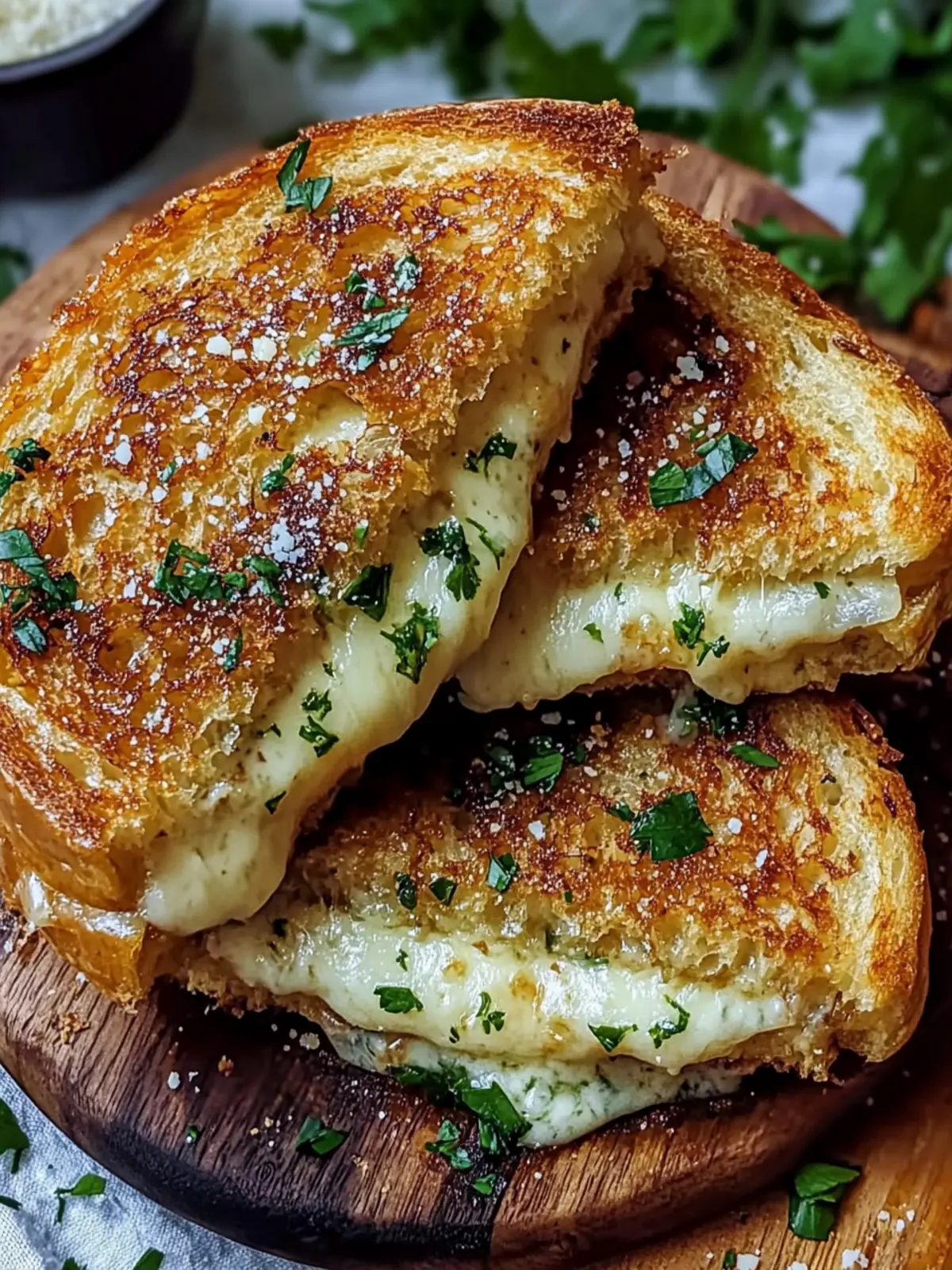 Irresistible Garlic Bread Grilled Cheese in Just 15 Minutes 3 Garlic Bread Grilled Cheese