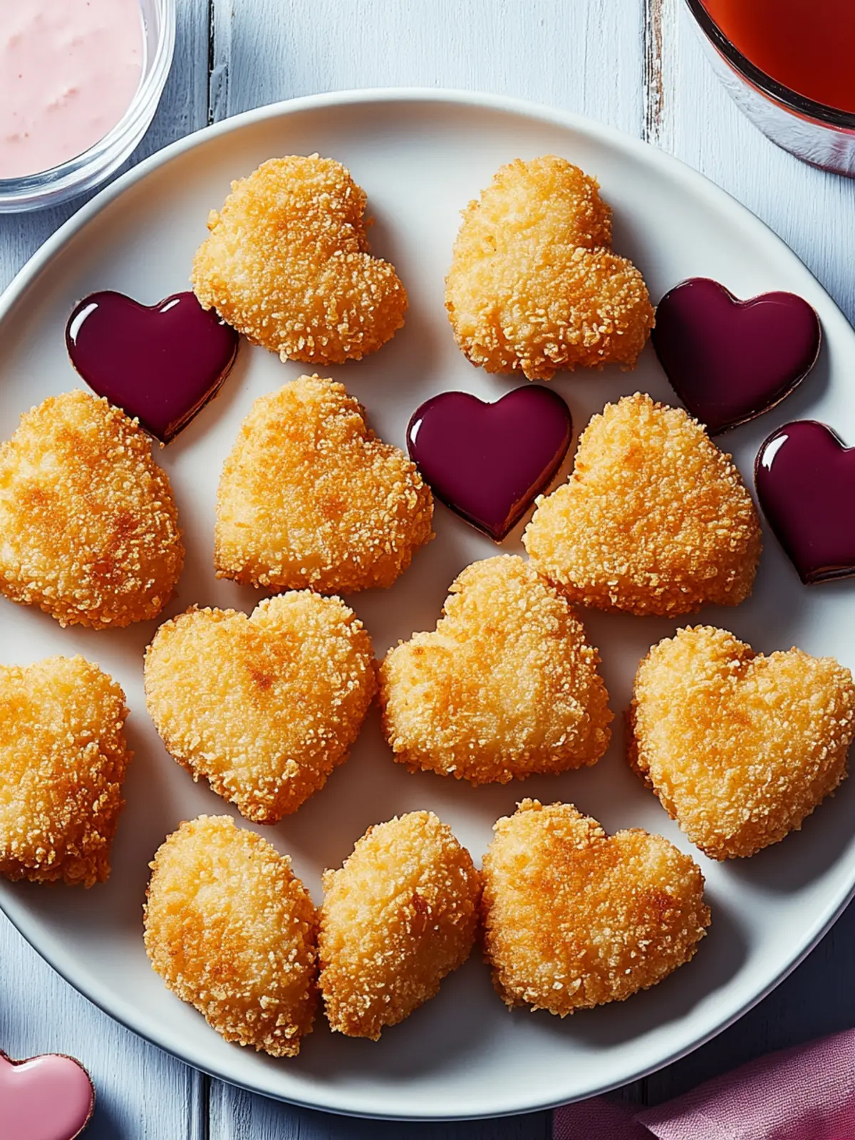 Heart-Shaped Chicken Nuggets: Fun Bites for Any Occasion 5 Heart-Shaped Chicken Nuggets