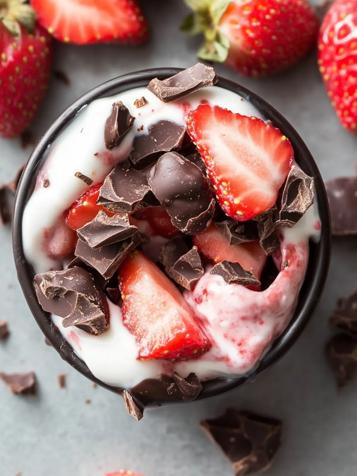 Decadent Chocolate Strawberry Yogurt Clusters You'll Love 2 Chocolate Strawberry Yogurt Clusters