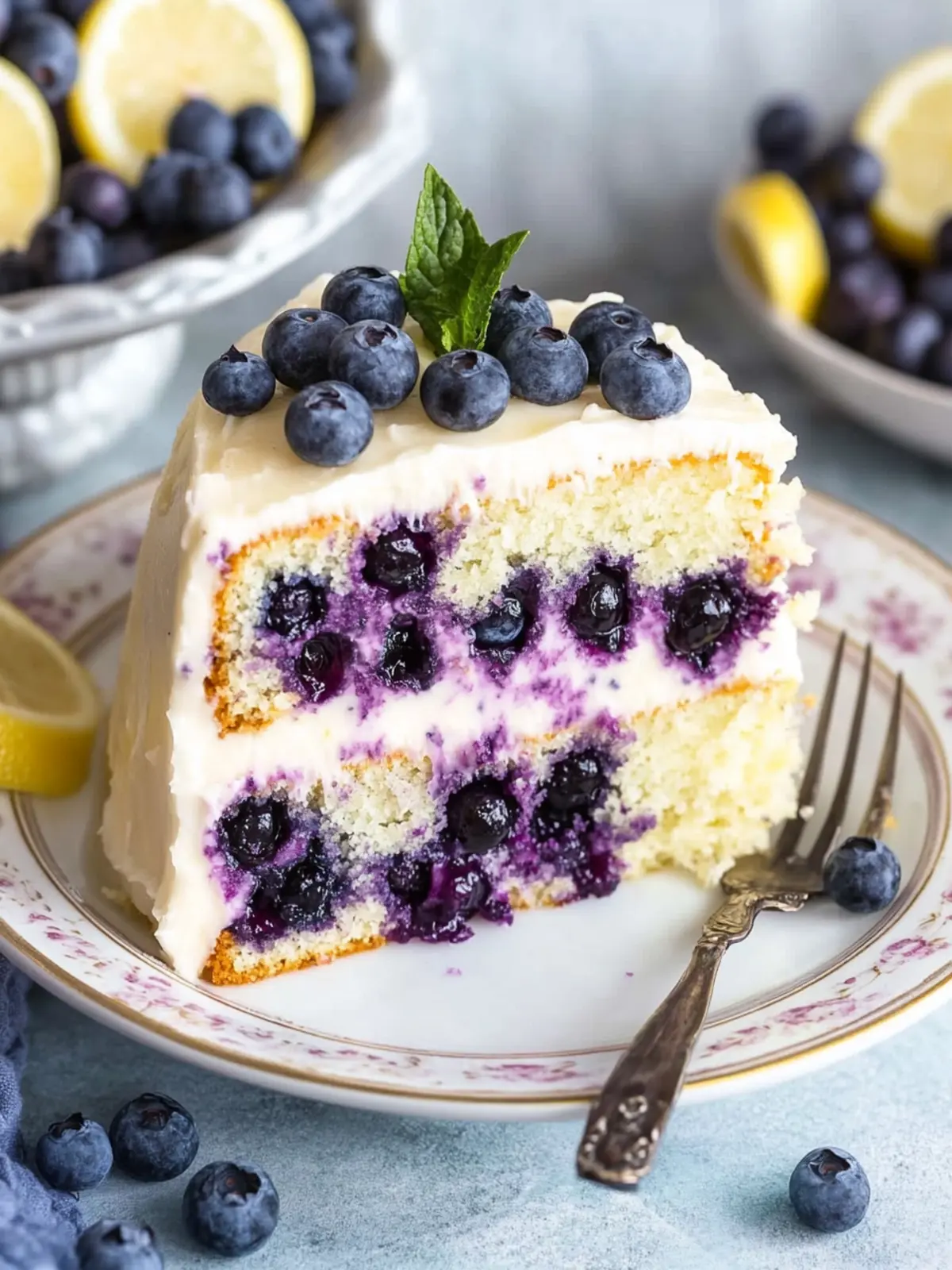 Lemon Blueberry Cake That's Perfect for Every Celebration 5 Lemon Blueberry Cake