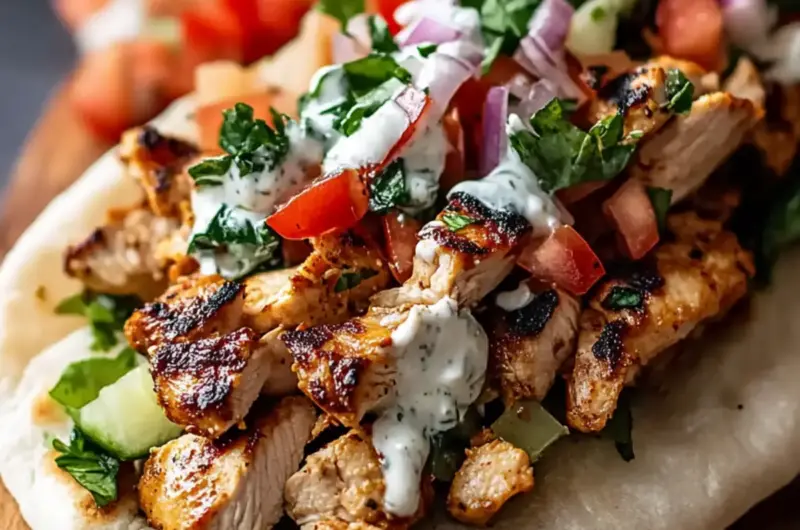 Chicken Shawarma with Garlic Sauce