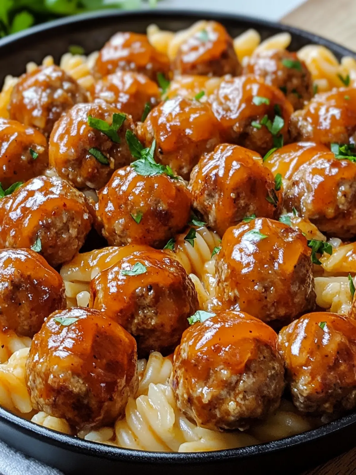 Savory BBQ Ranch Meatball Skillet: Quick Comfort Food Bliss 3 BBQ Ranch Meatball
