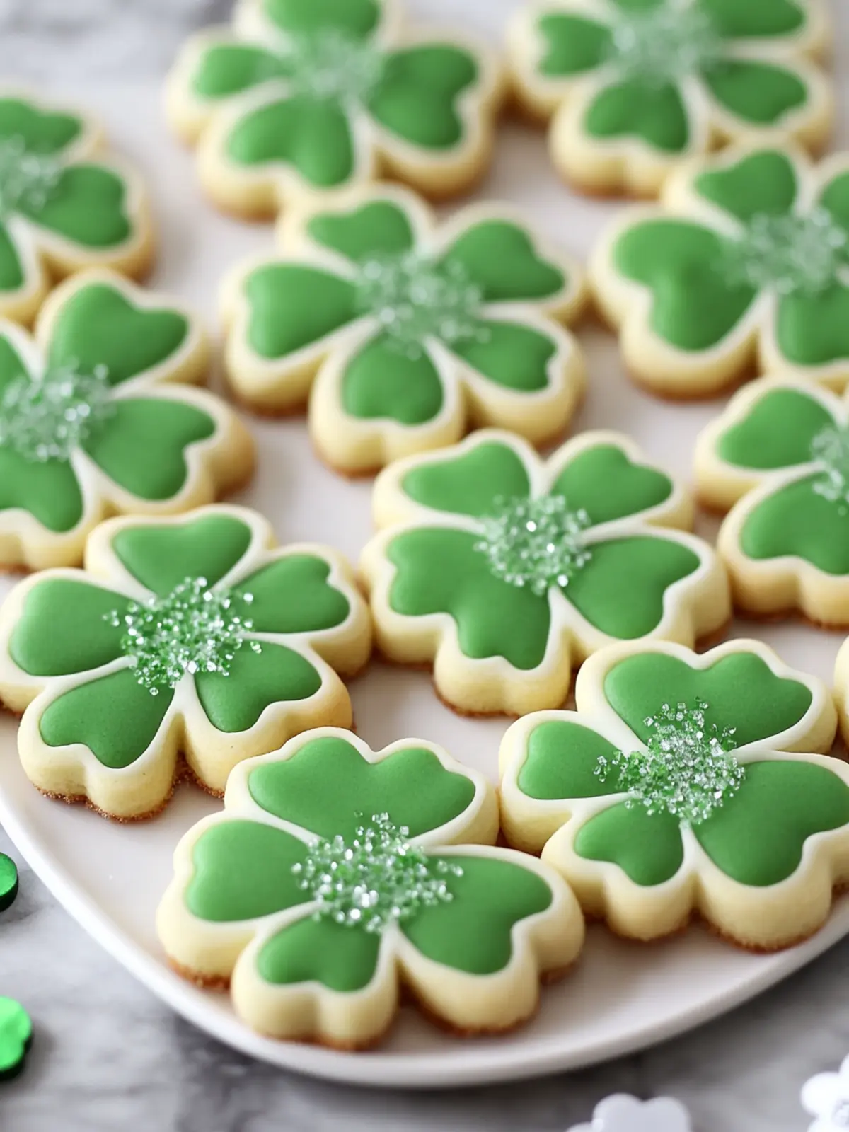 Shamrock Sugar Cookies: A Sweet St. Patrick's Day Treat 2 Shamrock Sugar Cookies