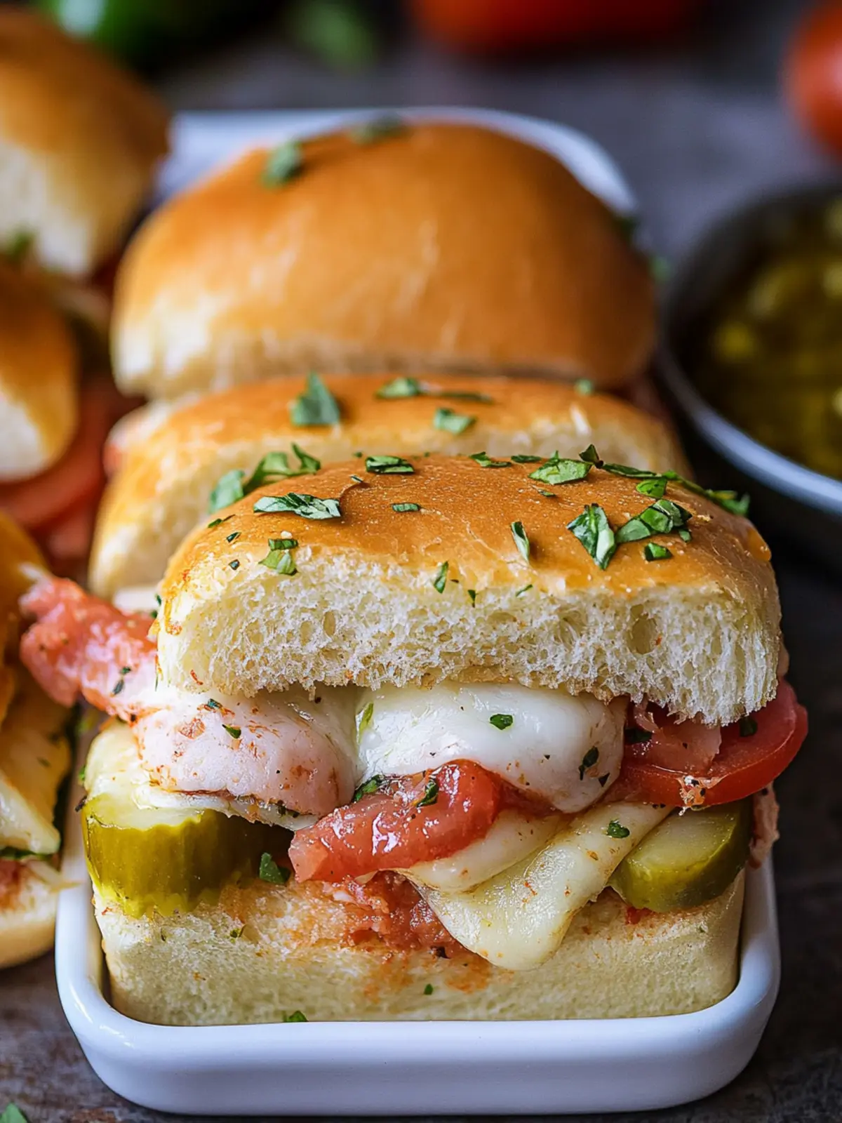Satisfy Your Cravings with Homemade Hot Italian Sub Sliders 3 Hot Italian Sub Sliders