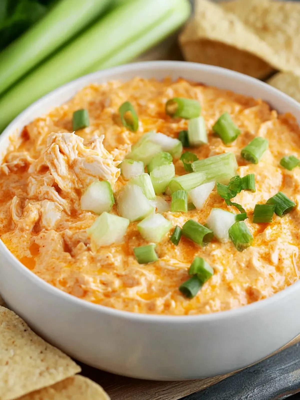 Creamy Buffalo Chicken Dip in a Crock Pot - Your Party Essential 5 Buffalo Chicken Dip in a Crock Pot