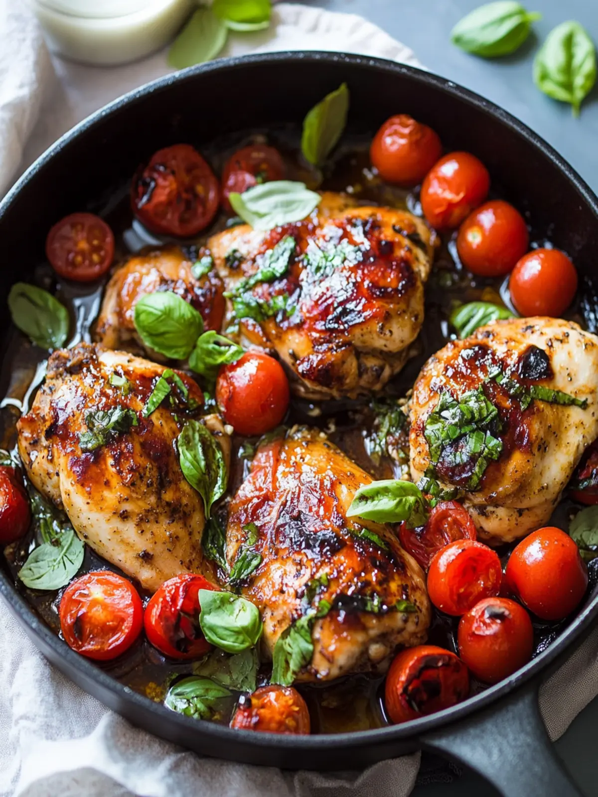 Baked Balsamic Chicken: Simple One-Pan Delight for Dinner 4 Baked Balsamic Chicken