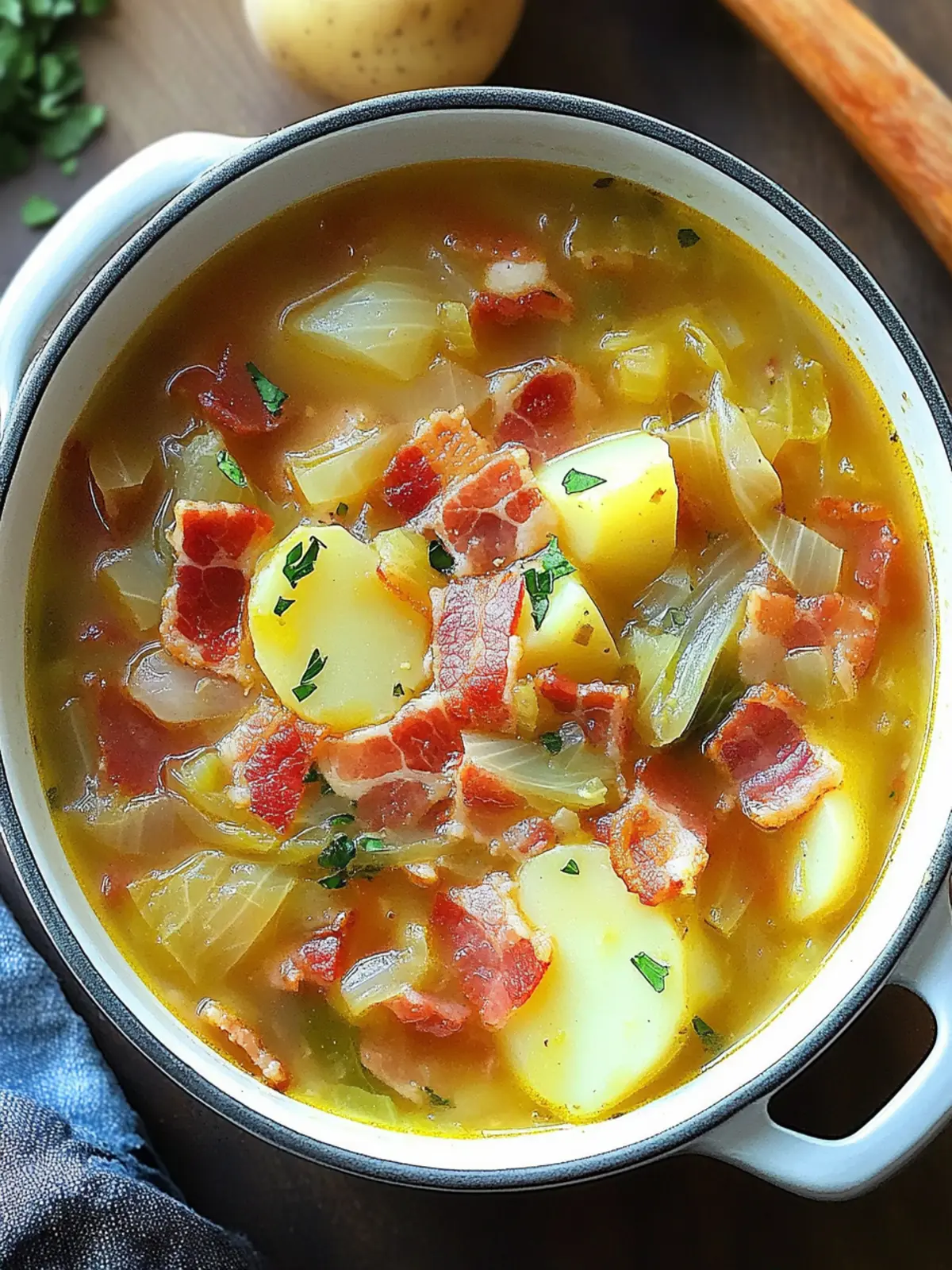 Warm Up with Cozy Irish Bacon, Cabbage, and Potato Soup 4 Irish Bacon, Cabbage, and Potato Soup