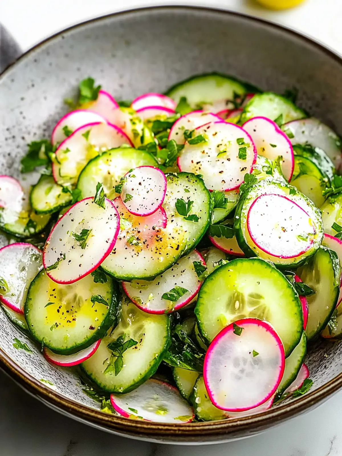 Fresh Cucumber Radish Salad for a Zesty Home Twist 5 Cucumber Radish Salad