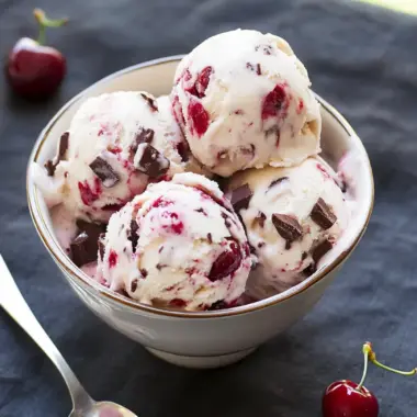 Savor Homemade Brandied Cherry-and-Chocolate Chunk Ice Cream 9 Brandied Cherry-and-Chocolate Chunk Ice Cream