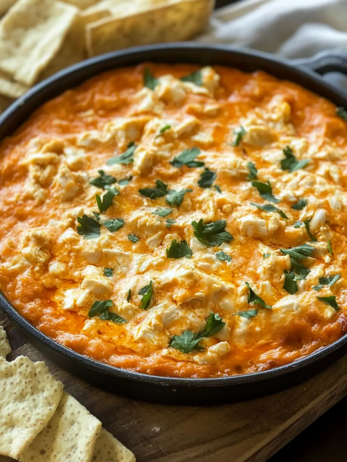 BEST Buffalo Chicken Dip That Will Steal the Show at Parties 4 BEST Buffalo Chicken Dip