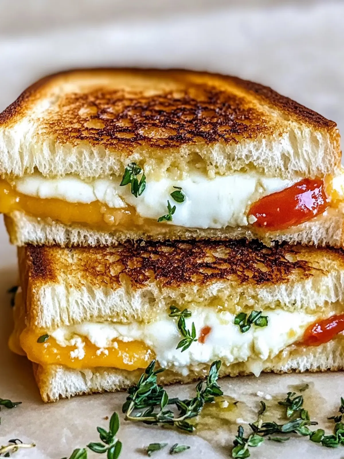 Gourmet Goat Cheese Grilled Cheese with Honey Bliss 5 Goat Cheese Grilled Cheese