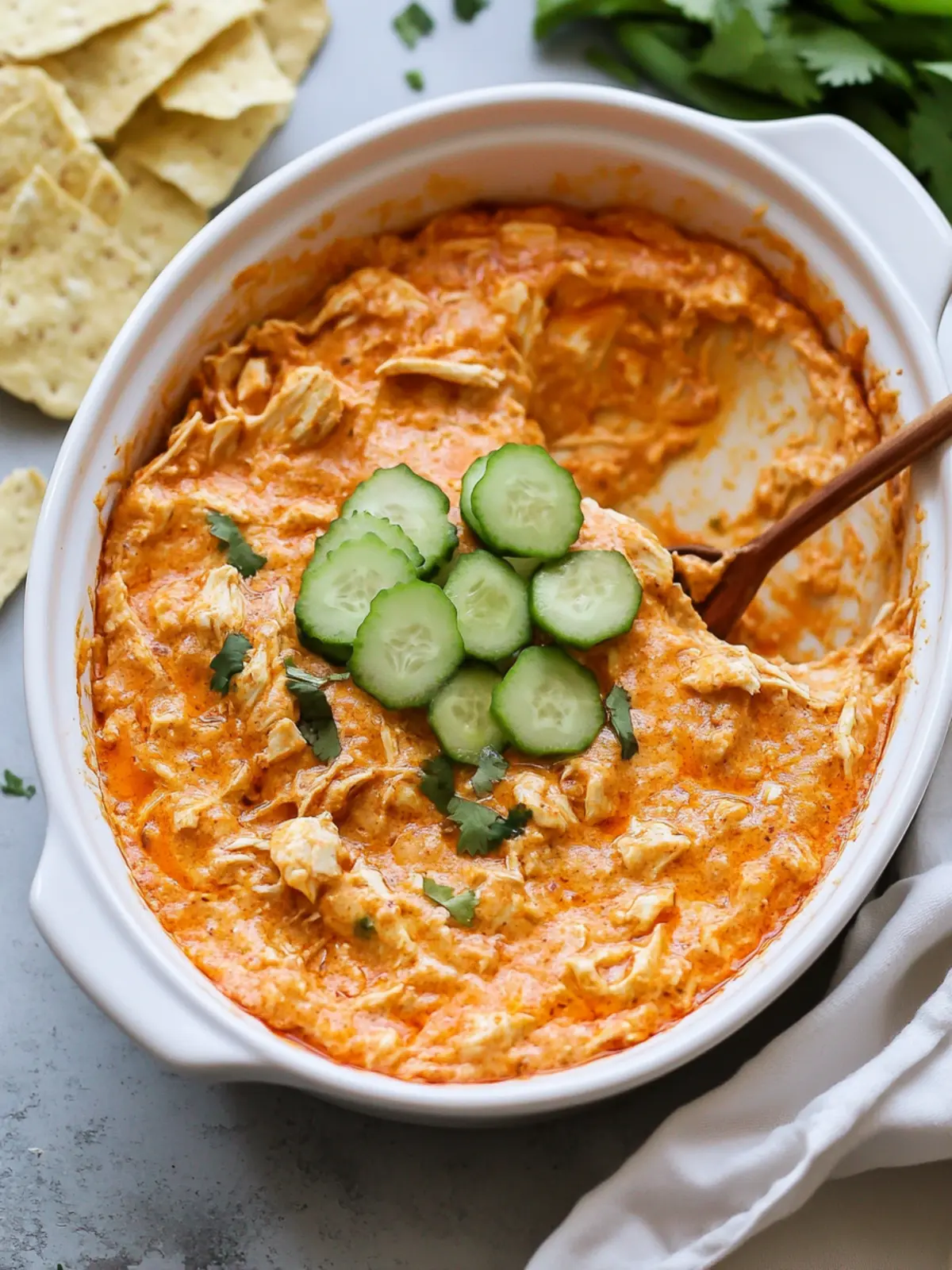 Dairy-Free Healthy Buffalo Chicken Dip That Will Wow You 2 Dairy-Free Healthy Buffalo Chicken Dip