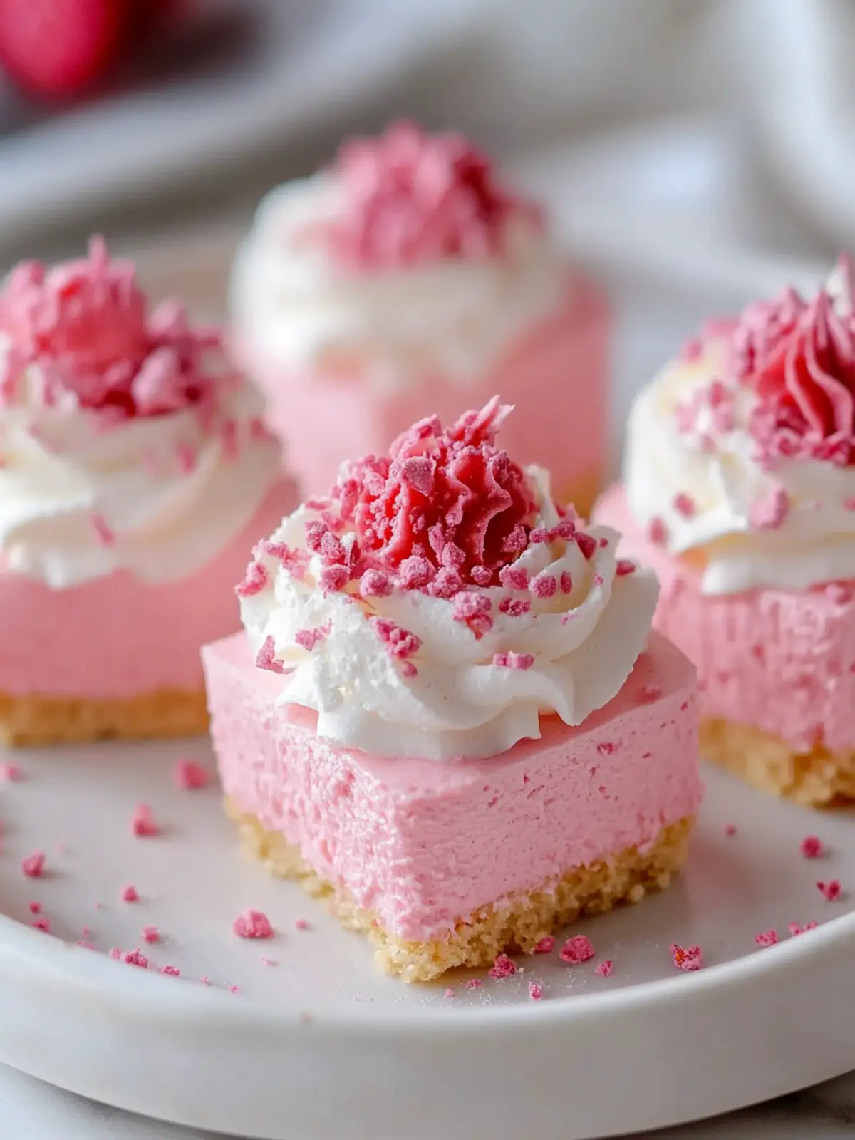 Pink Velvet Cheesecake Bites That Will Brighten Your Day 5 Pink Velvet Cheesecake Bites