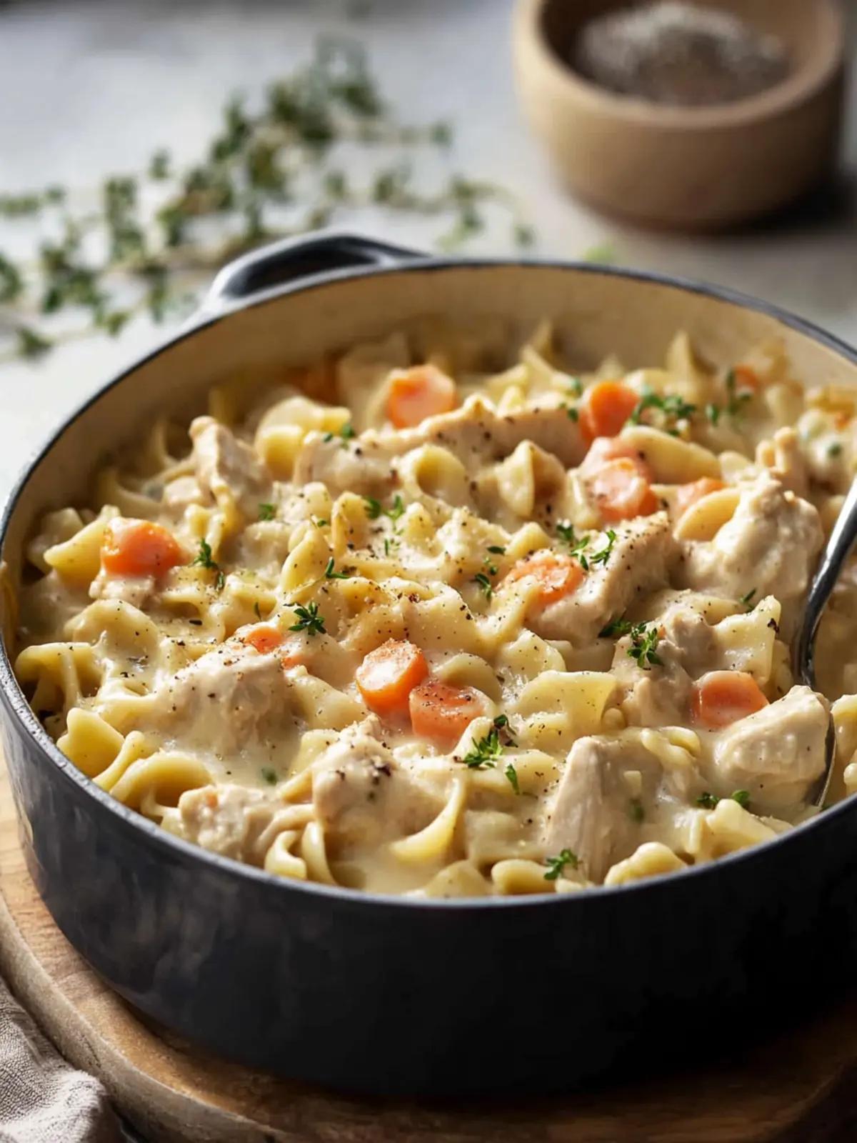 Chicken Pot Pie Pasta: Your Quick Comfort Food Fix 4 Chicken Pot Pie Pasta