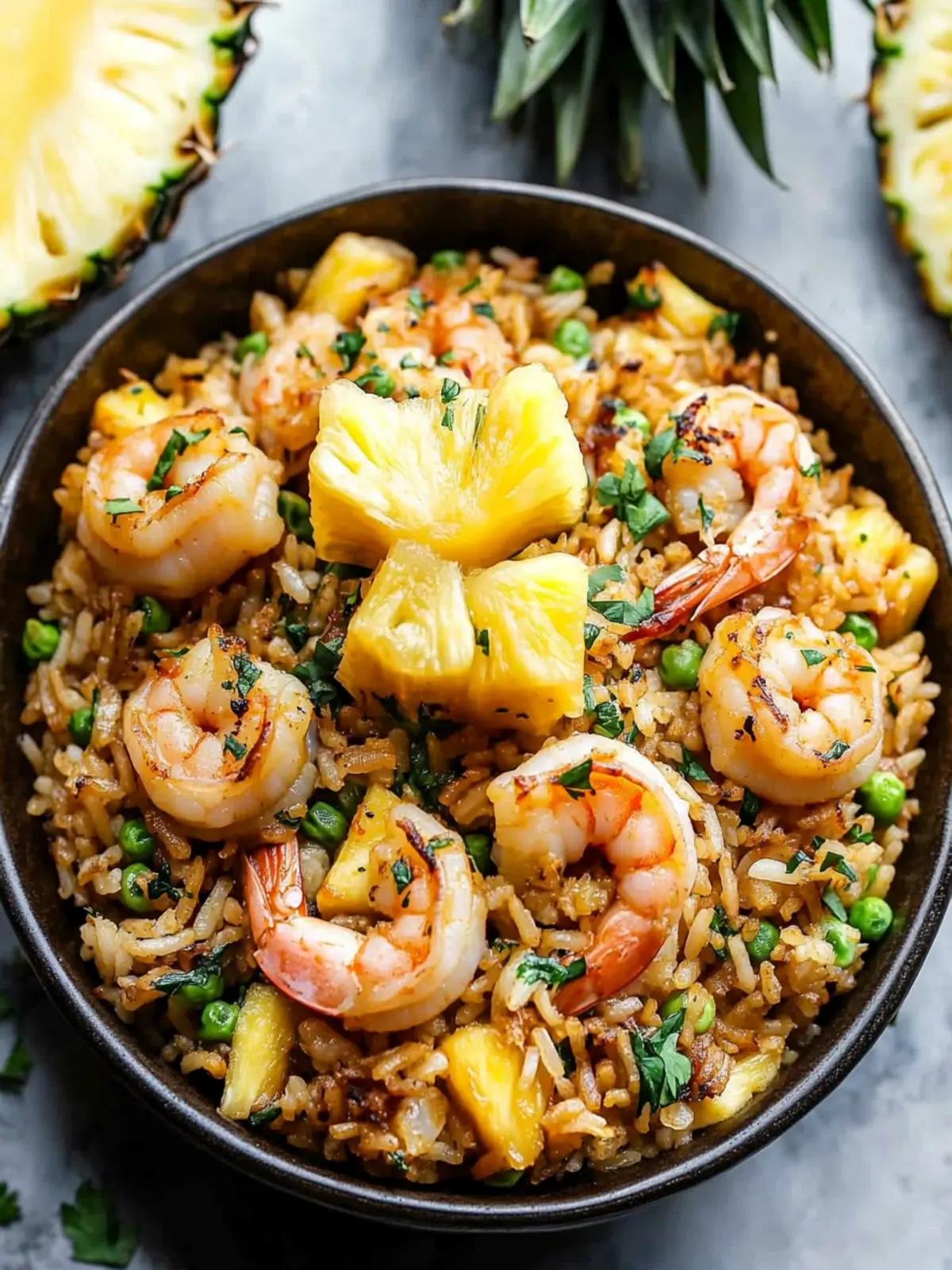 Delicious Pineapple Shrimp Fried Rice for a Tropical Twist 3 Pineapple Shrimp Fried Rice