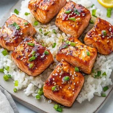 Honey Garlic Salmon Bites: Quick, Crispy & Irresistibly Yummy 9 Honey Garlic Salmon Bites