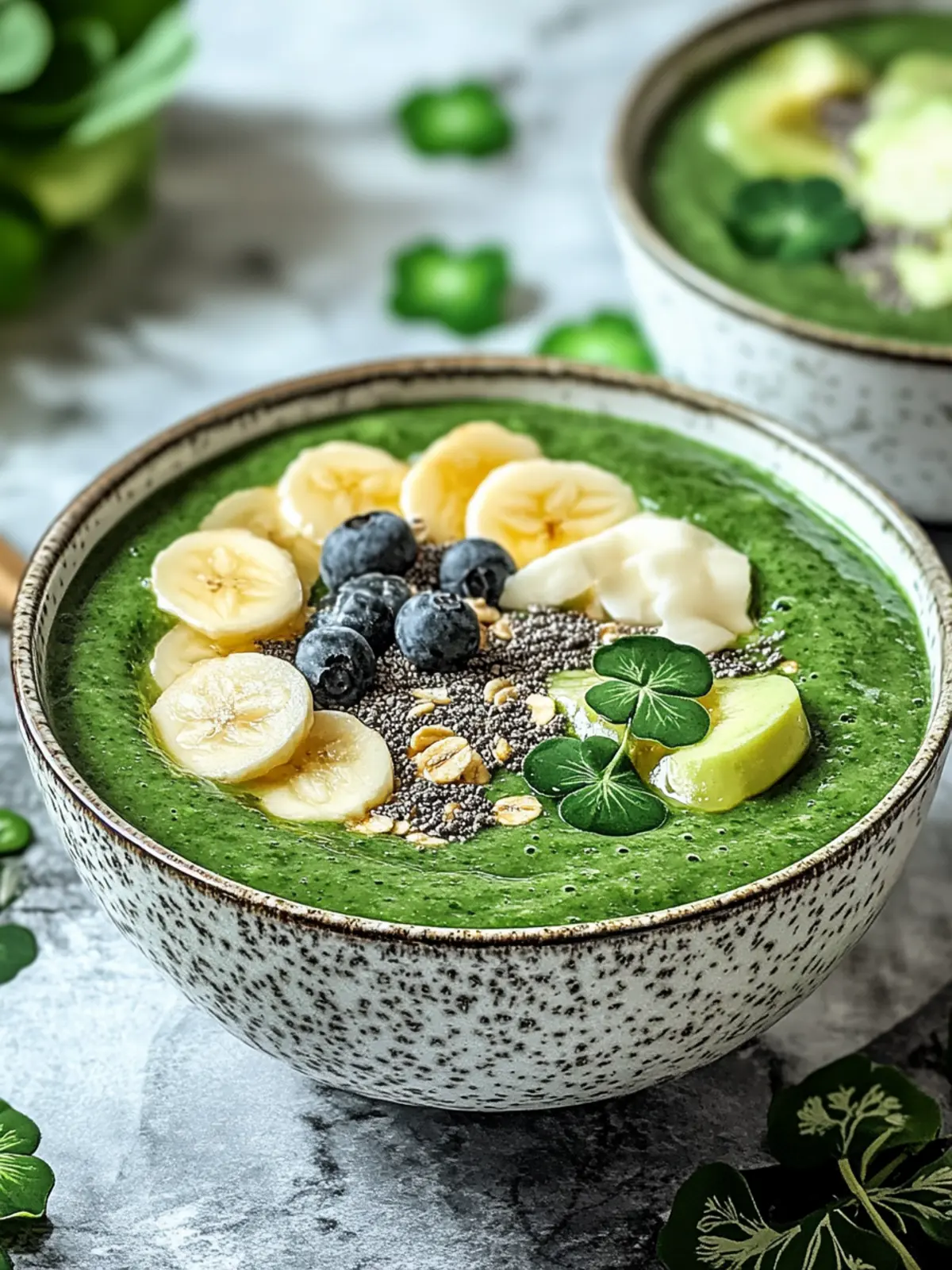 St. Patrick’s Day Green Smoothie Bowl: Deliciously Vibrant Fun 2 St. Patrick’s Day Green Smoothie Bowl