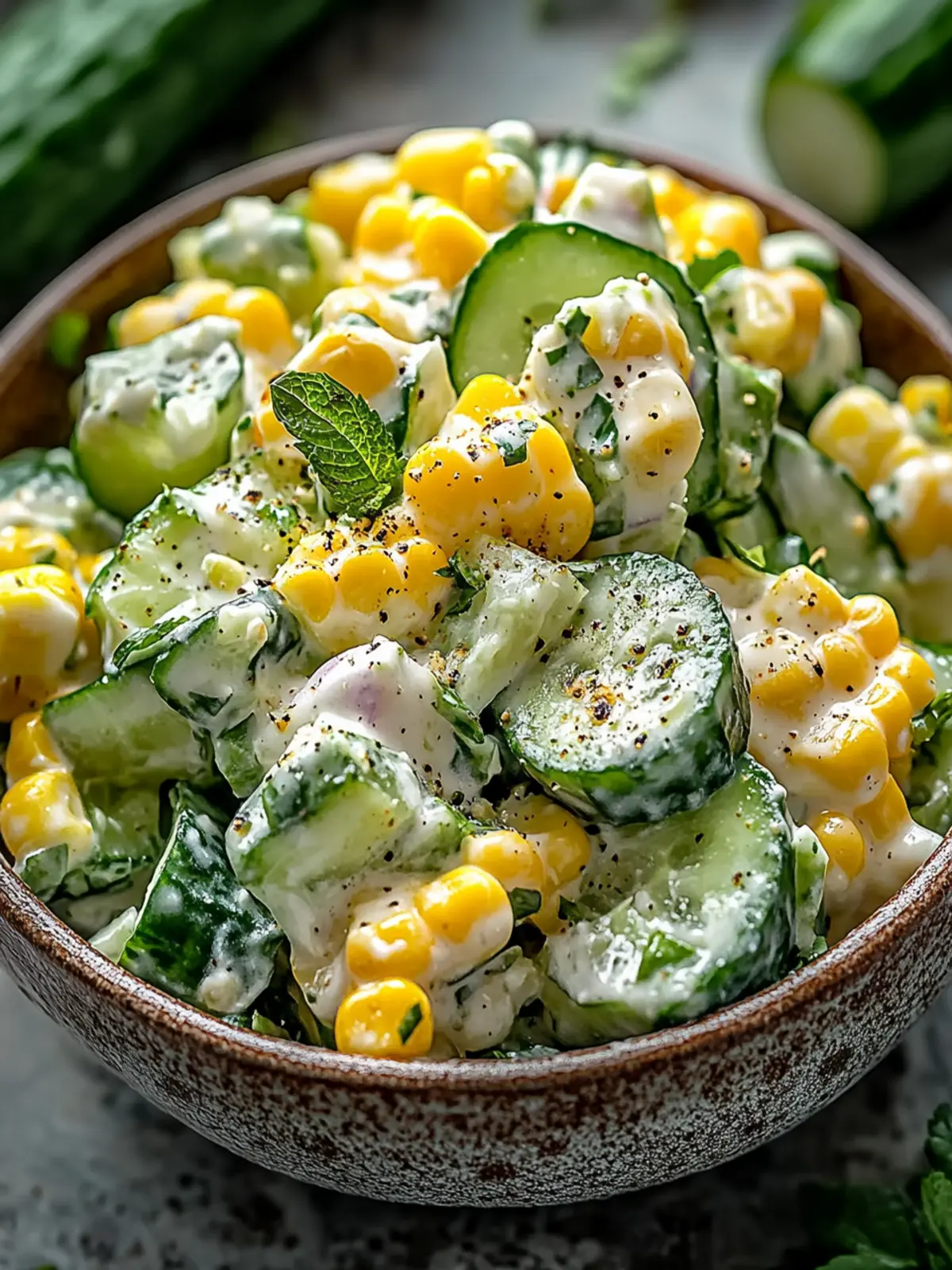 Street Corn Creamy Cucumber Salad: A Must-Try Summer Delight 5 Street Corn Creamy Cucumber Salad