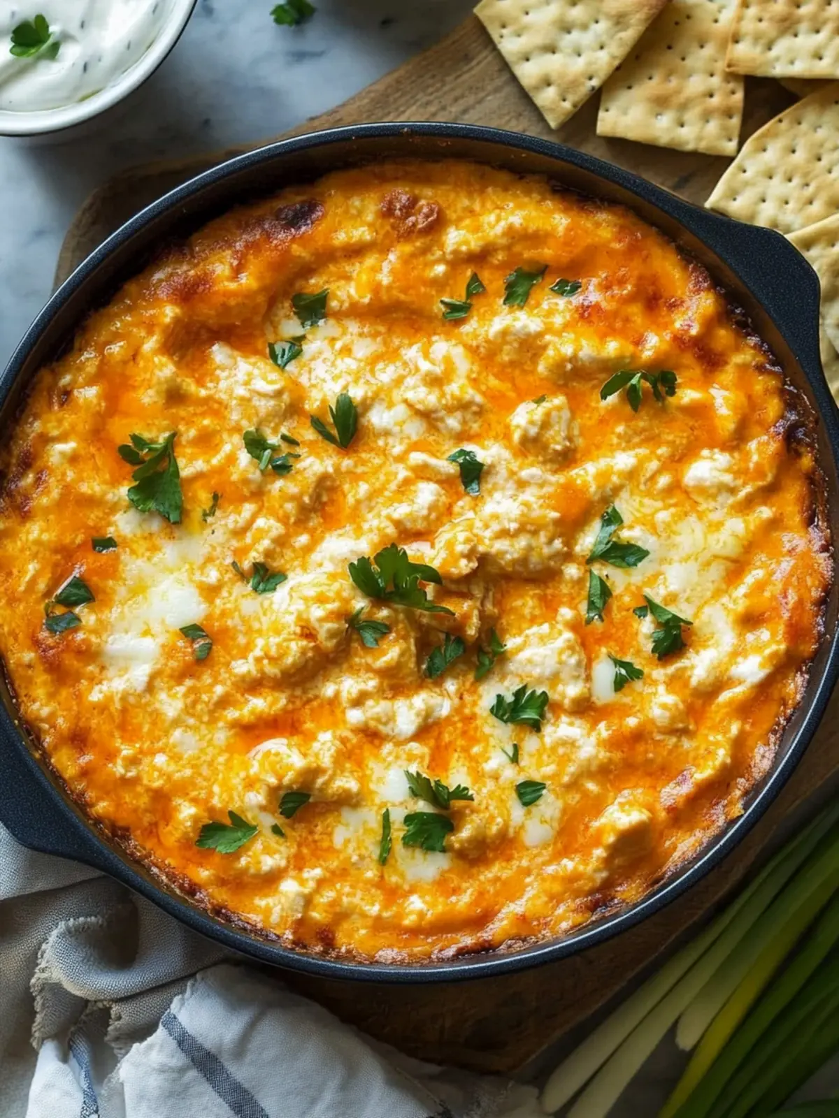 BEST Buffalo Chicken Dip That Will Steal the Show at Parties 3 BEST Buffalo Chicken Dip