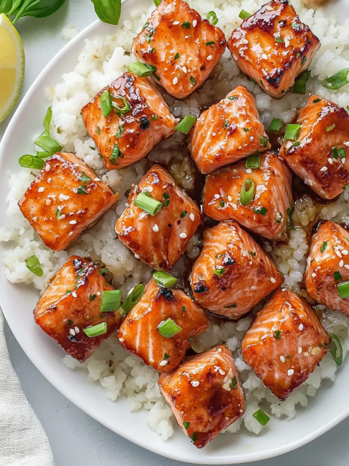 Honey Garlic Salmon Bites: Quick, Crispy & Irresistibly Yummy 2 Honey Garlic Salmon Bites
