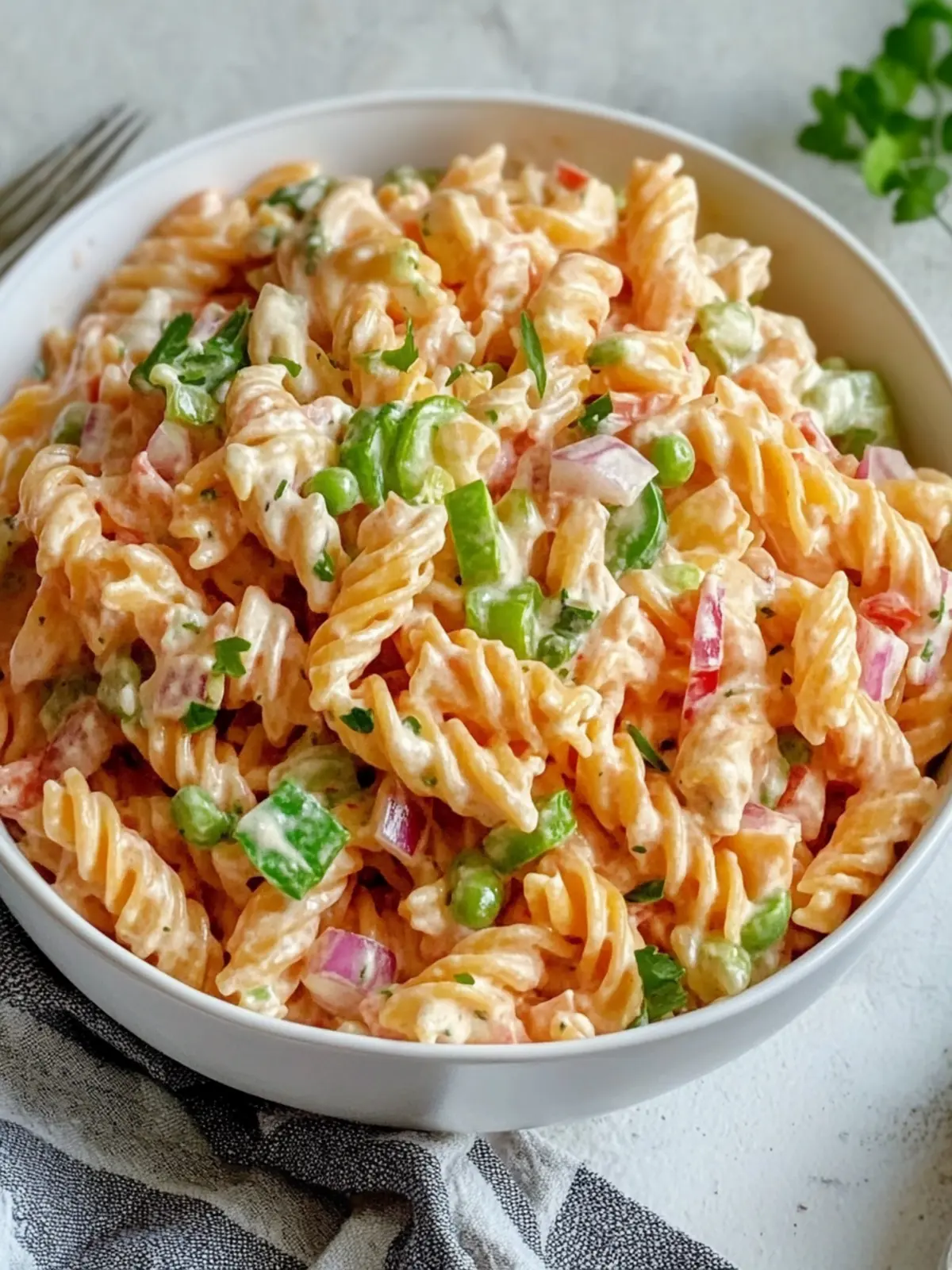 Delicious Pink Cadillac Pasta Salad Perfect for Summer Picnics 5 Pink Cadillac Pasta Salad
