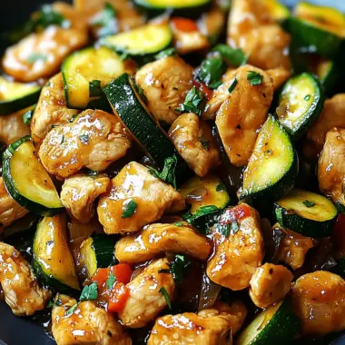 Quick & Easy Chicken Zucchini Stir Fry for Busy Nights 9 Chicken Zucchini Stir Fry